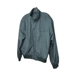 Christopher Hayes Green  Men Bomber Windbreaker Jacket Size L